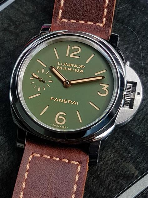 panerai luminor grün|Panerai Luminor marina 44mm.